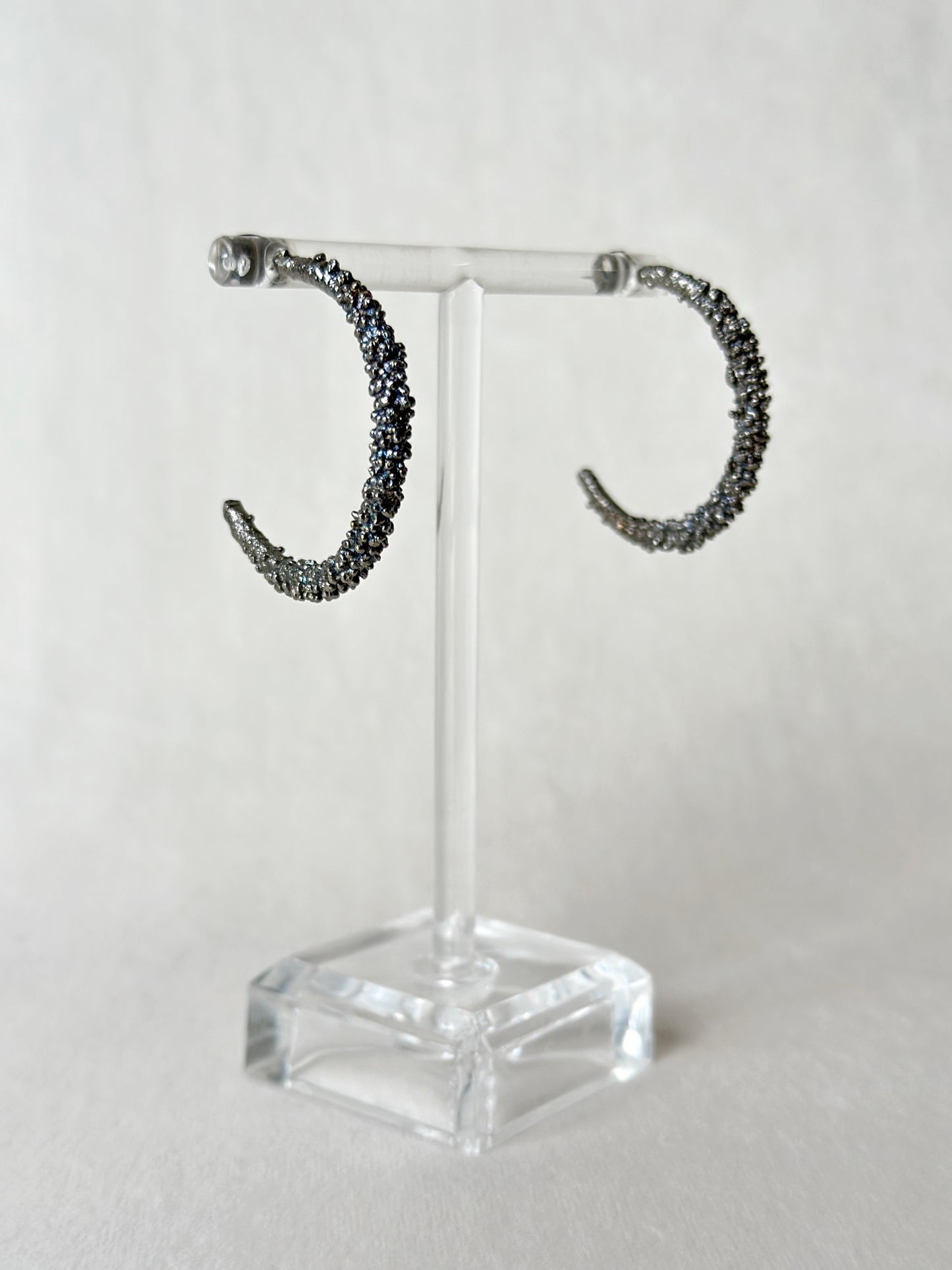 Half Moon Hoops Meteorite Black