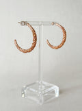 Half Moon Hoops Rose Gold