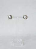 Pearl Cup Studs Silver