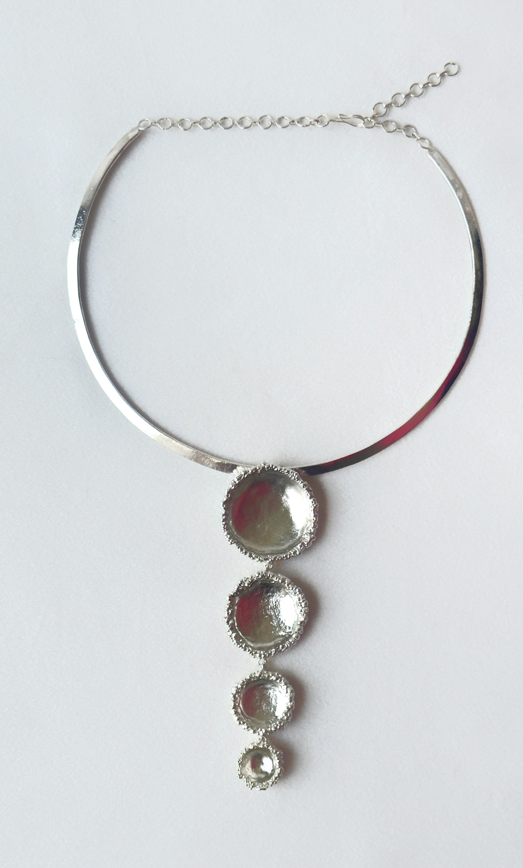 Cascade Neckpiece Silver