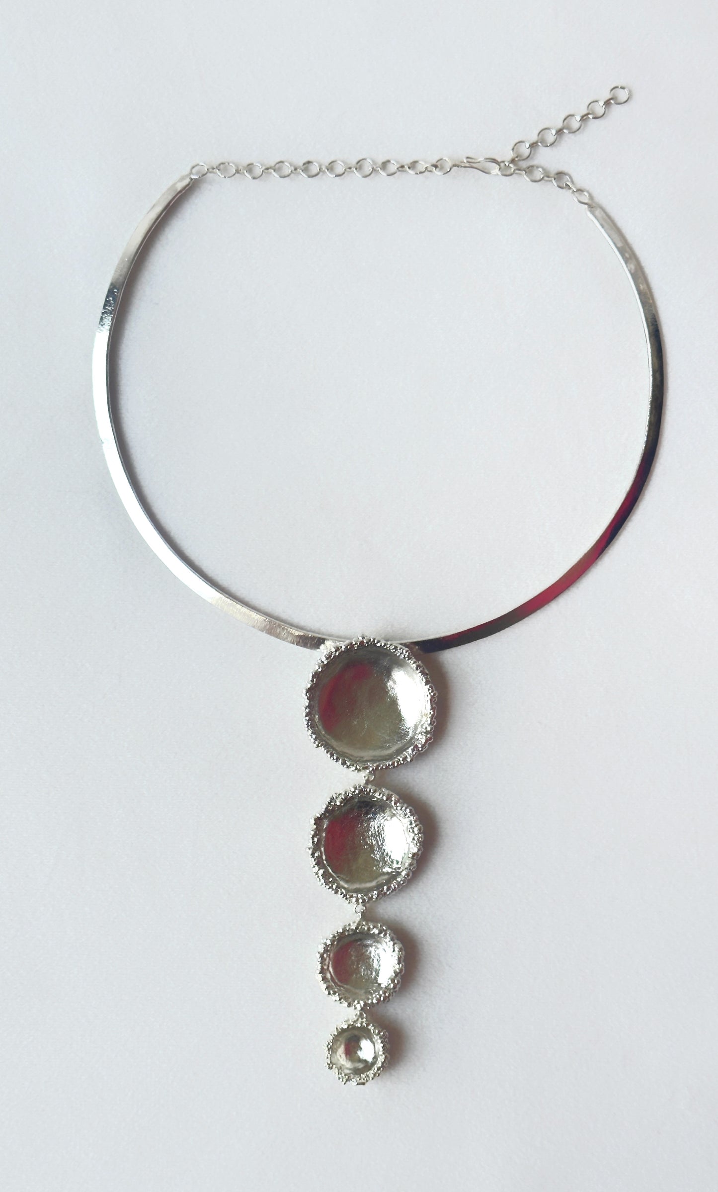 Cascade Neckpiece Silver