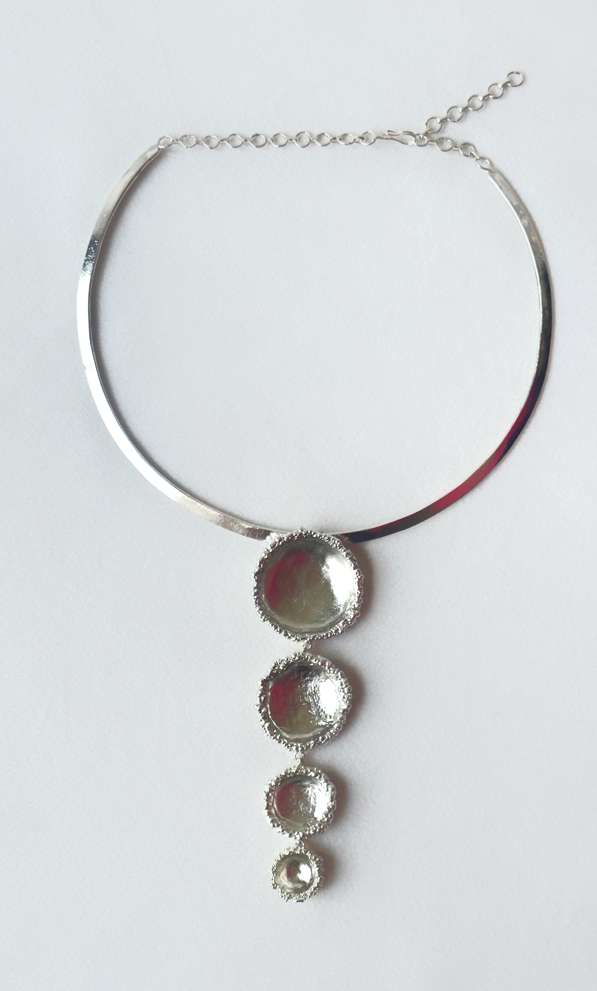 Cascade Neckpiece Silver