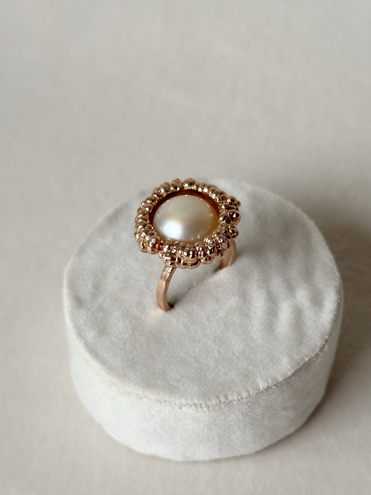 Reef Pearl Ring Rose Gold
