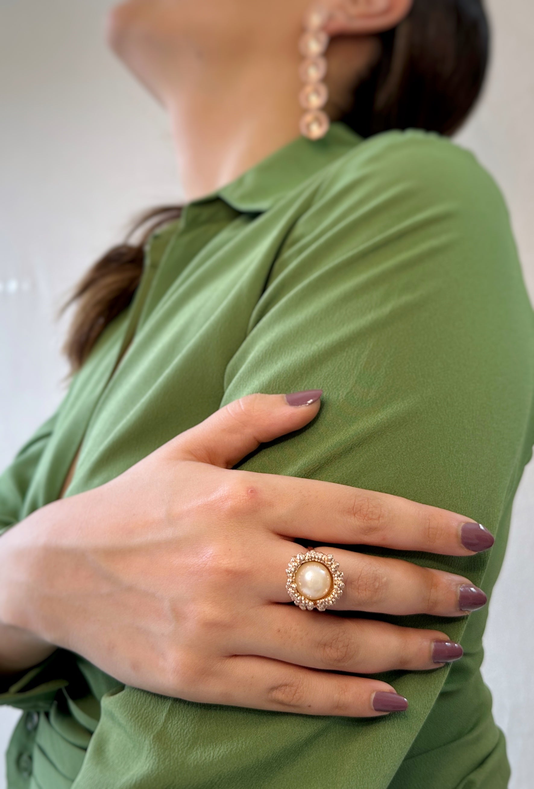 Reef Pearl Ring Rose Gold