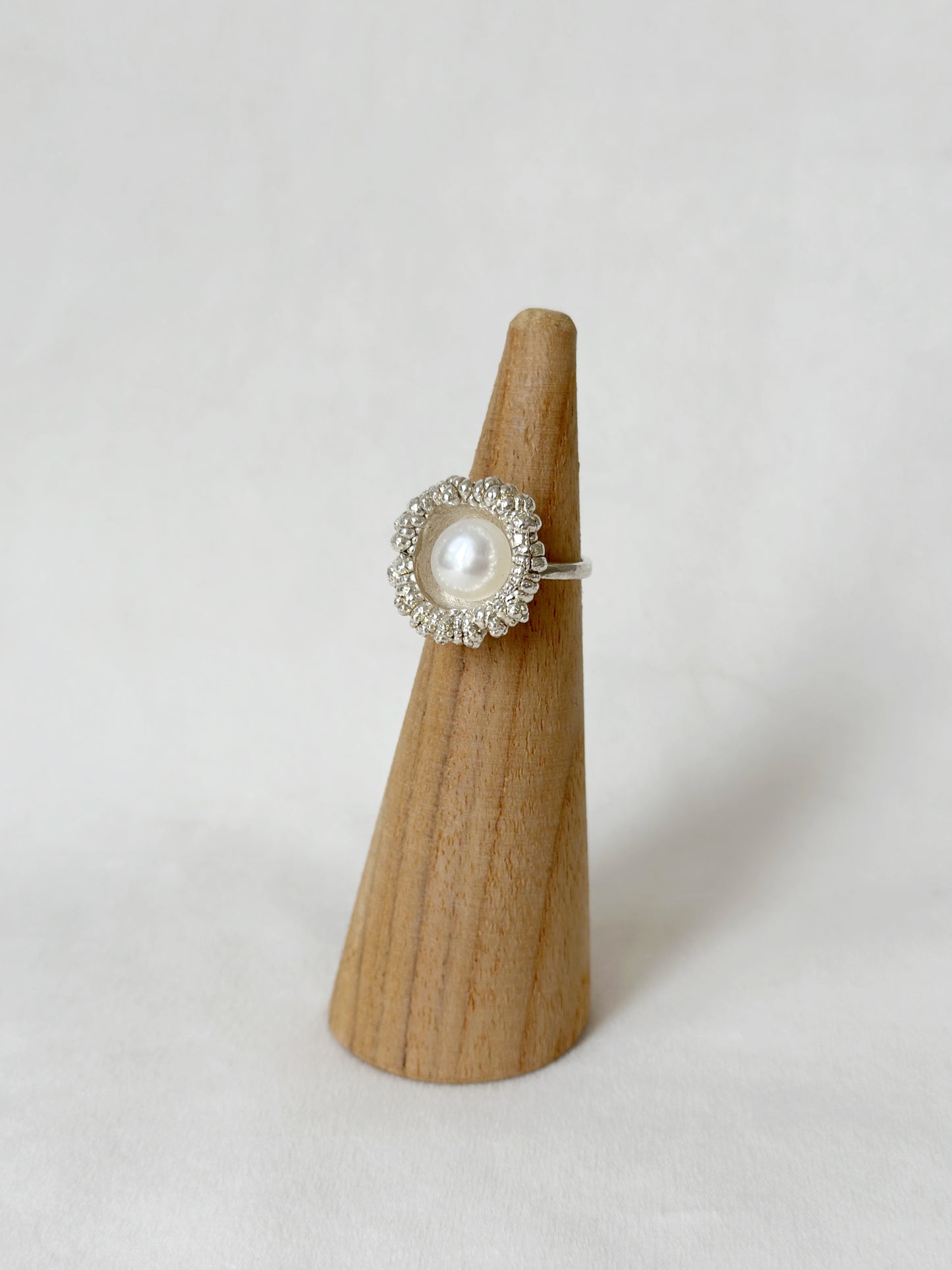 Reef Pearl Ring Silver