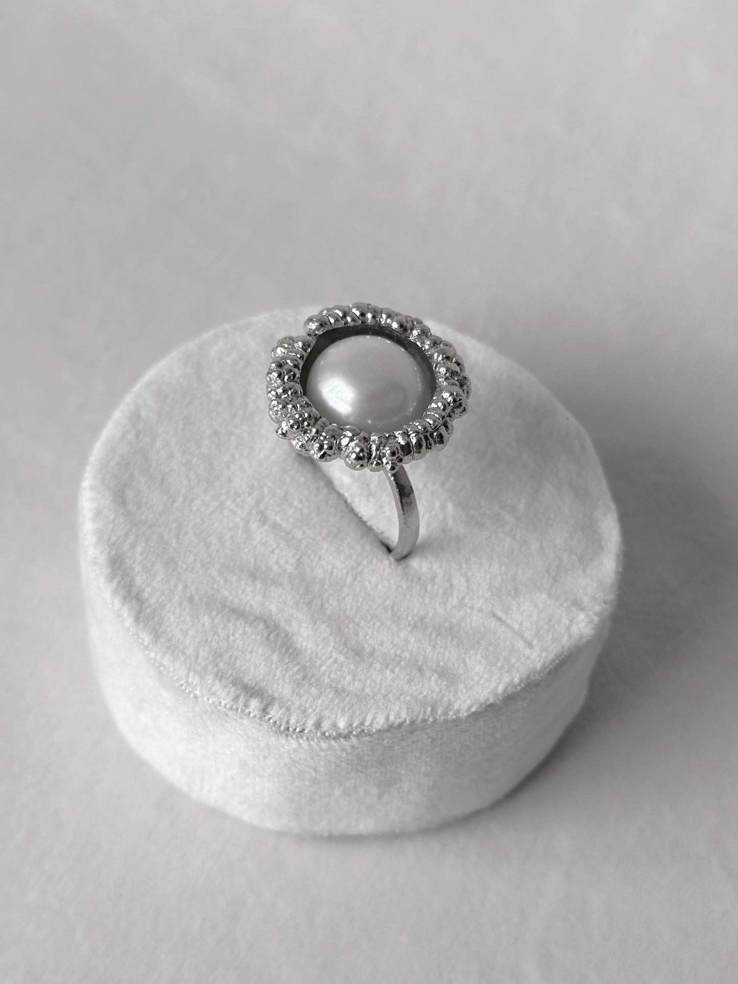 Reef Pearl Ring Silver