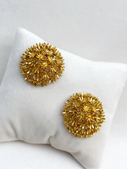 Springtime Sunshine Studs Gold