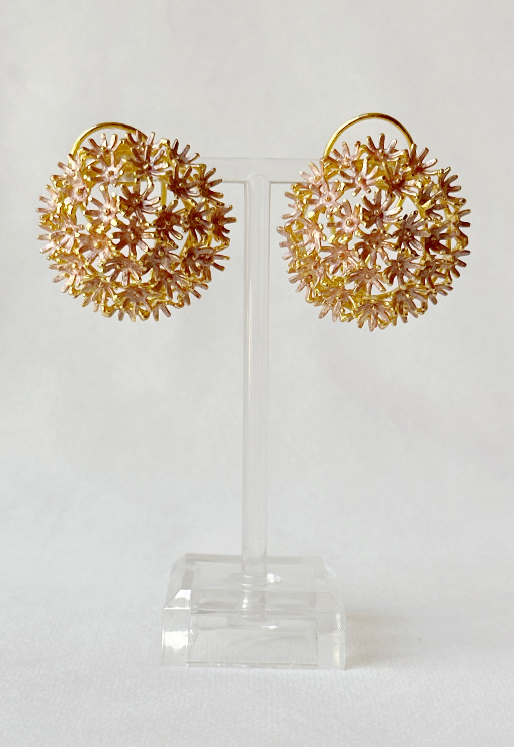 Springtime Sunshine Studs Pastel Pink