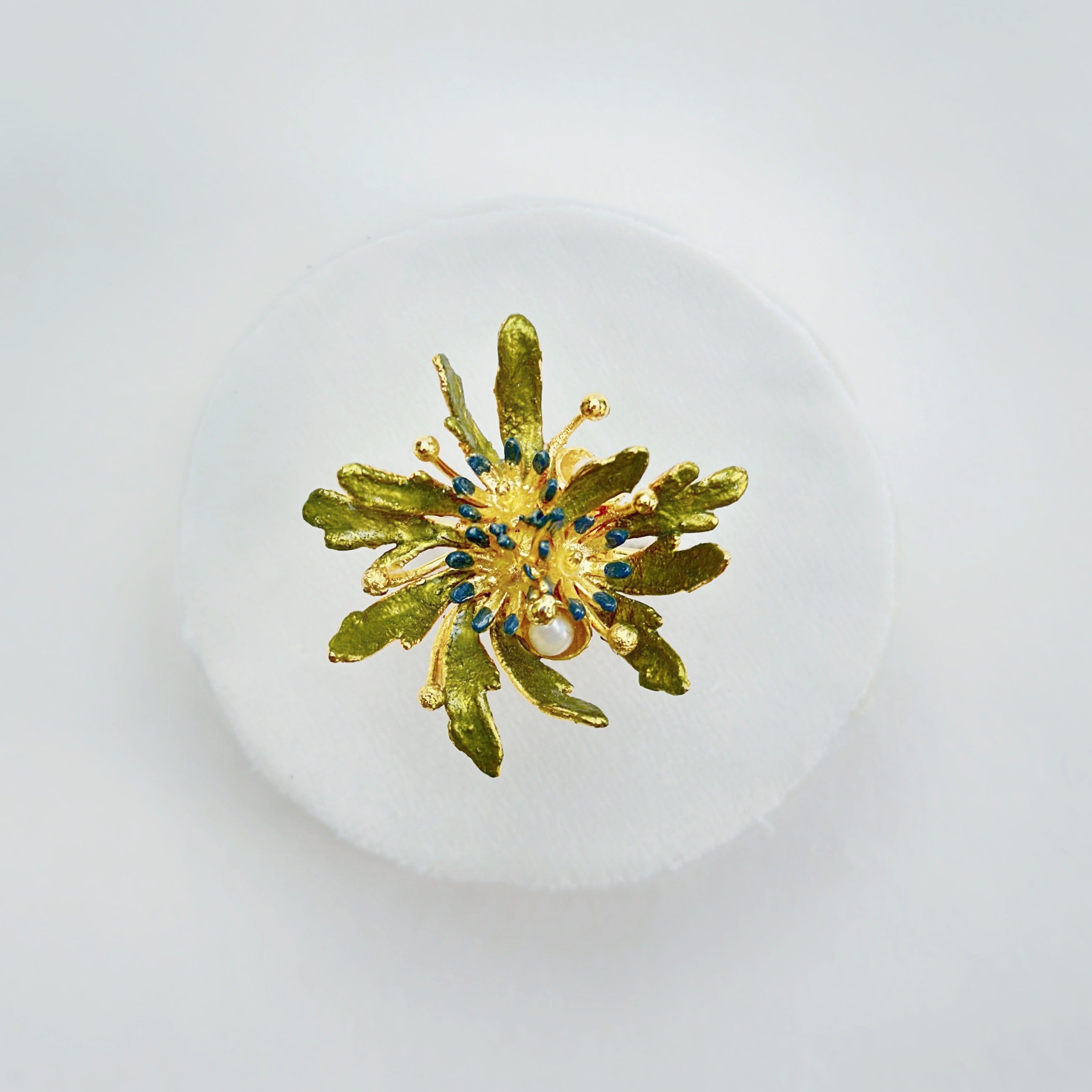 Flowerburst Ring - Forget-me-not Blue