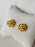 Sunshine Mini Pearl Studs - Gold
