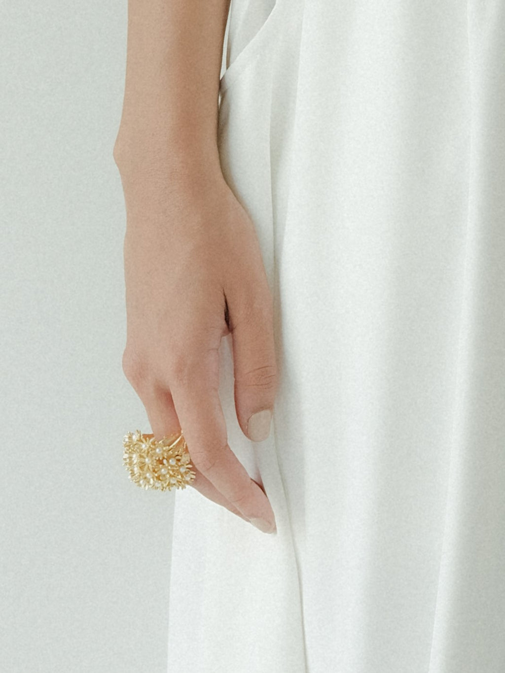 Sunshine Pearl Ring - Gold