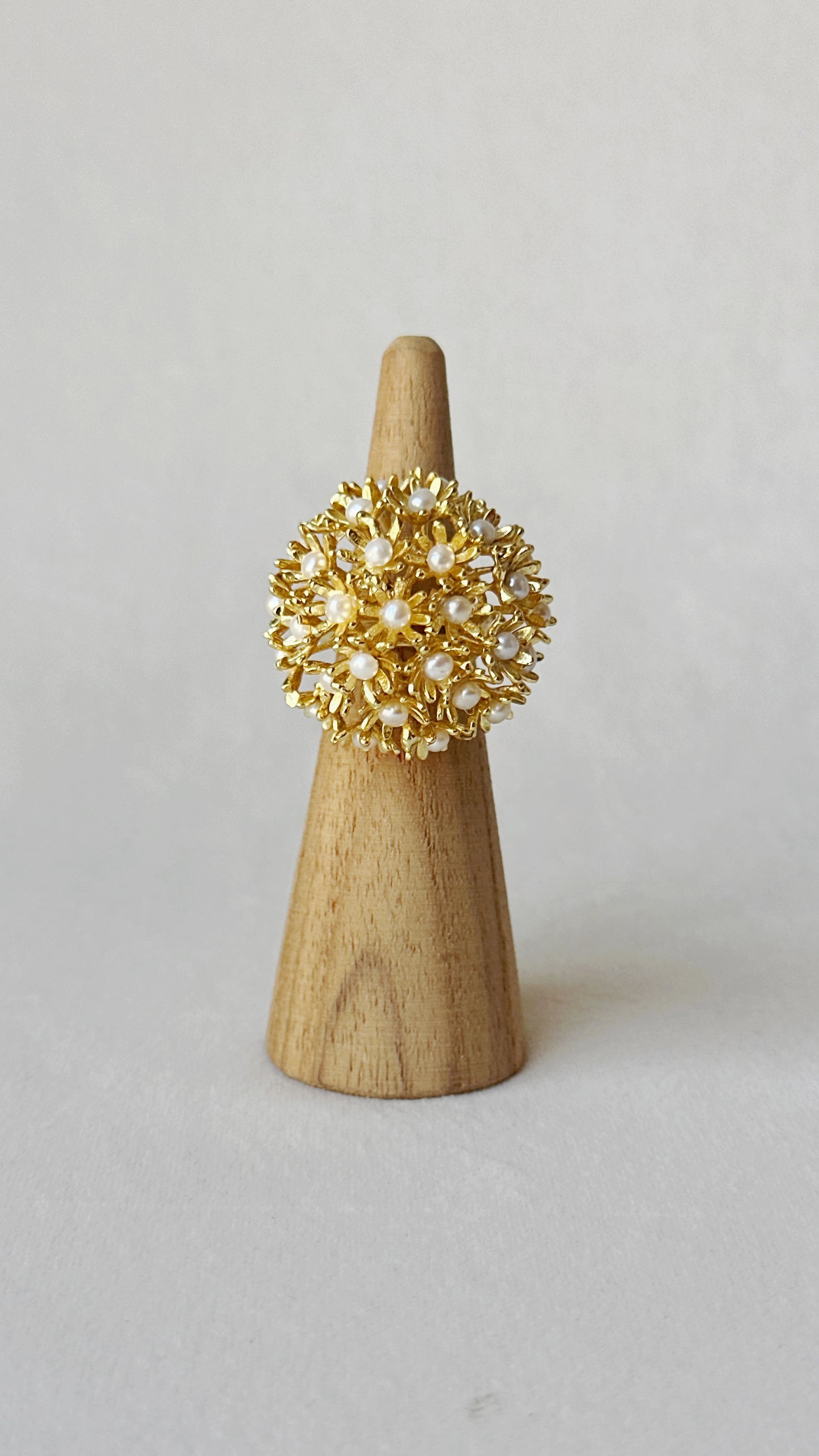 Sunshine Pearl Ring - Gold
