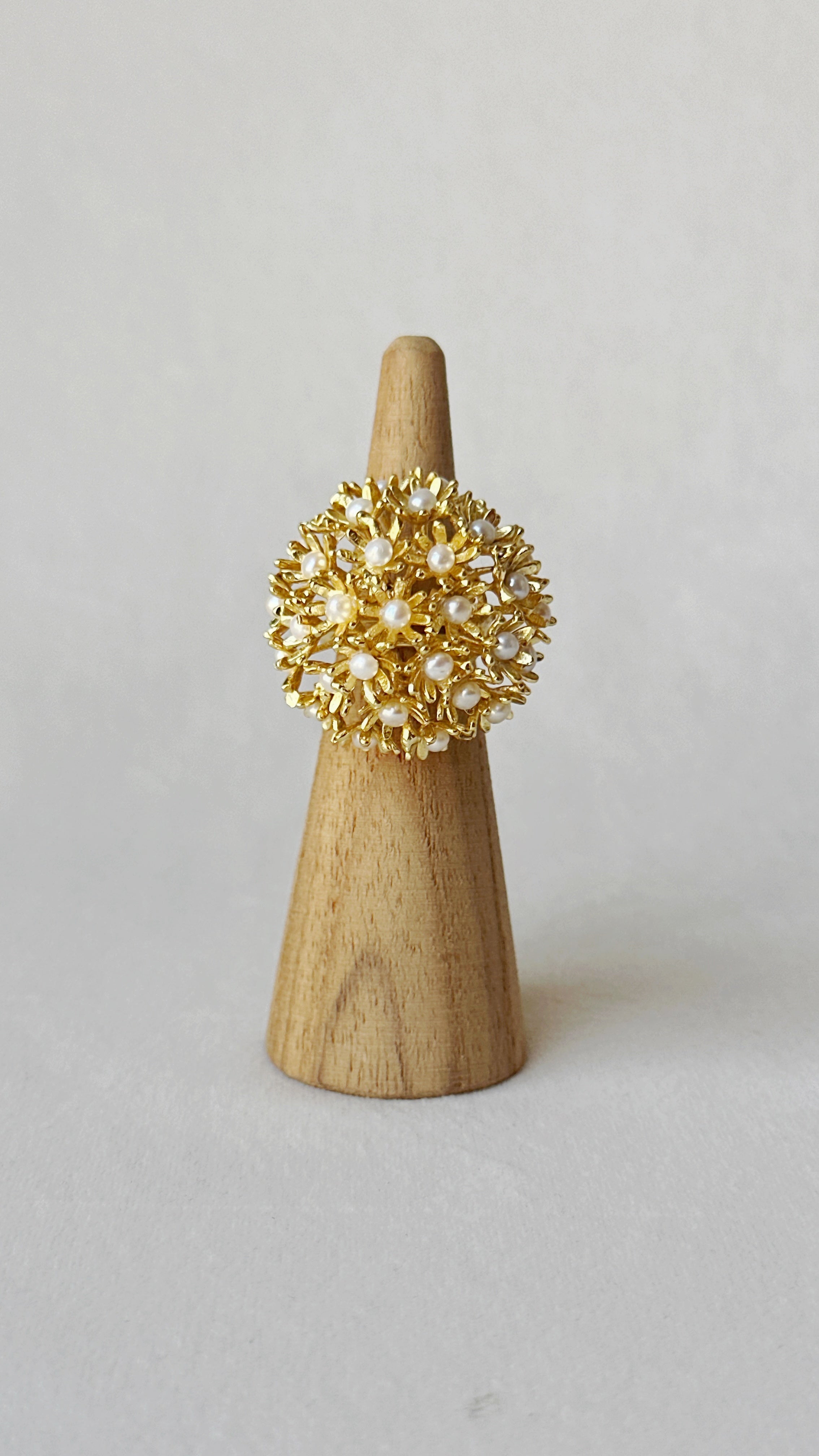 Sunshine Pearl Ring - Gold