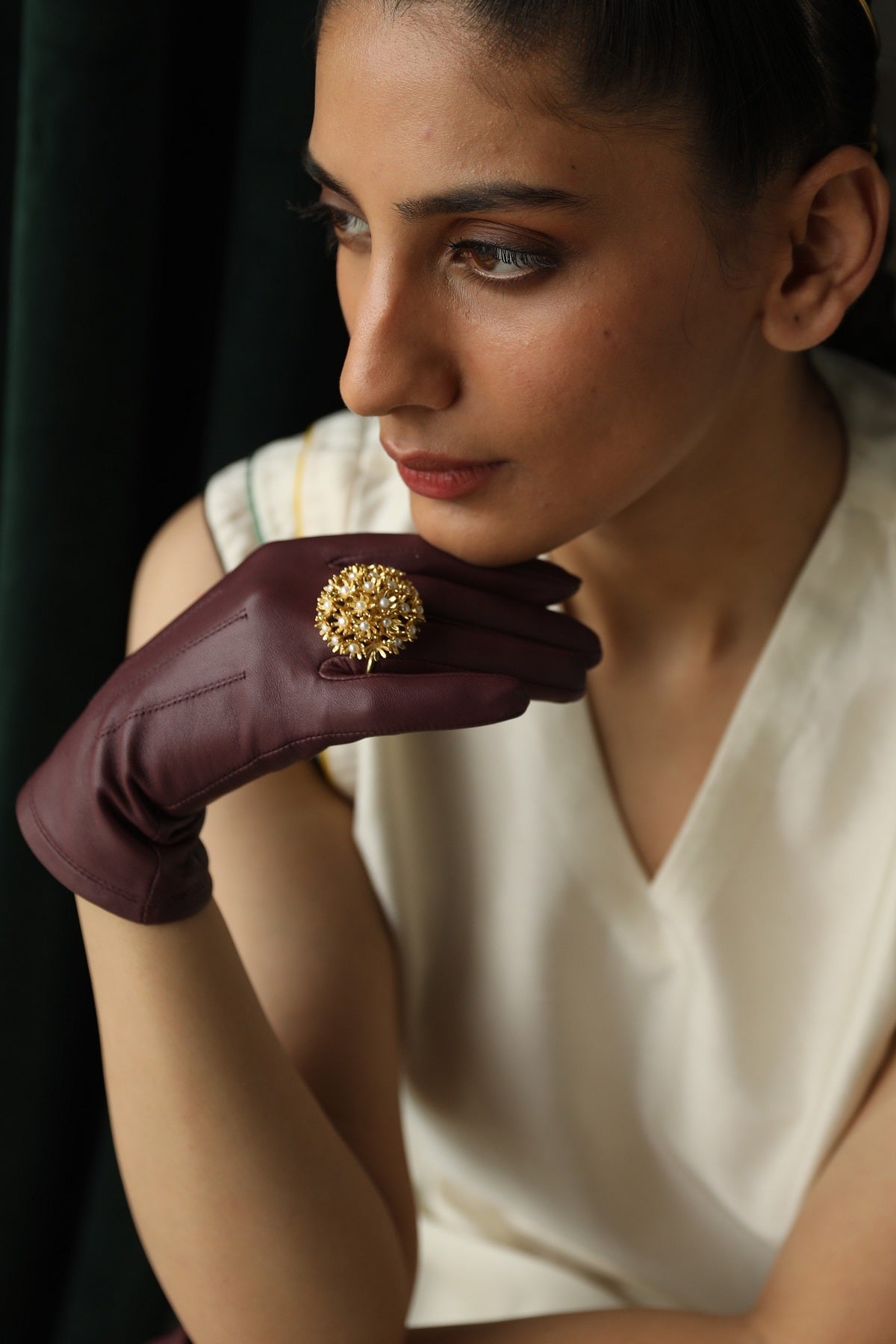 Sunshine Pearl Ring - Gold