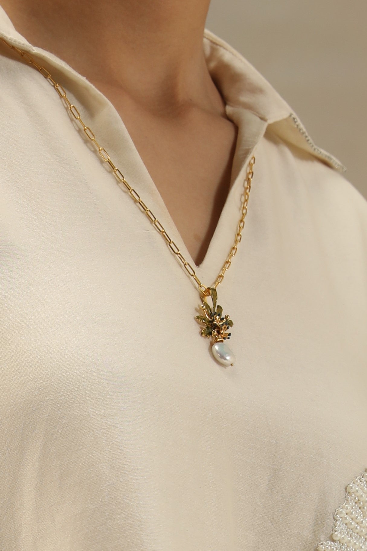 Flowerburst Pendant - Forget-me-not blue