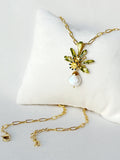 Flowerburst Pendant - Forget-me-not blue
