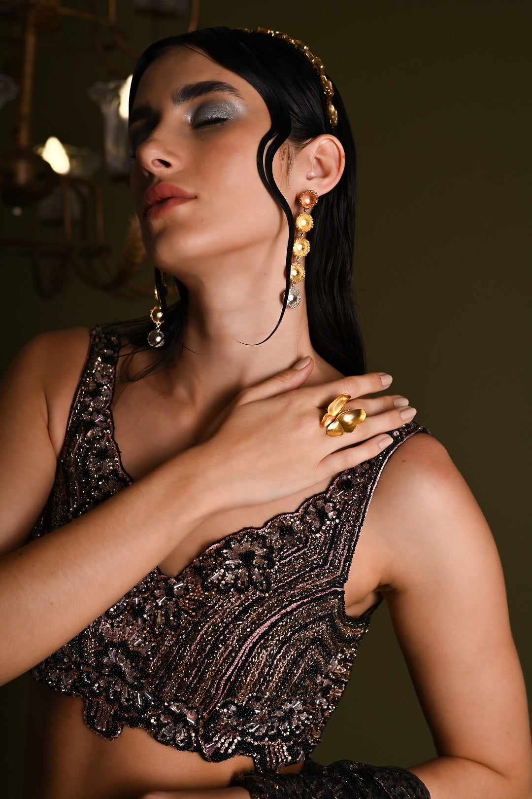Wings of Spring Open Flexible Ring