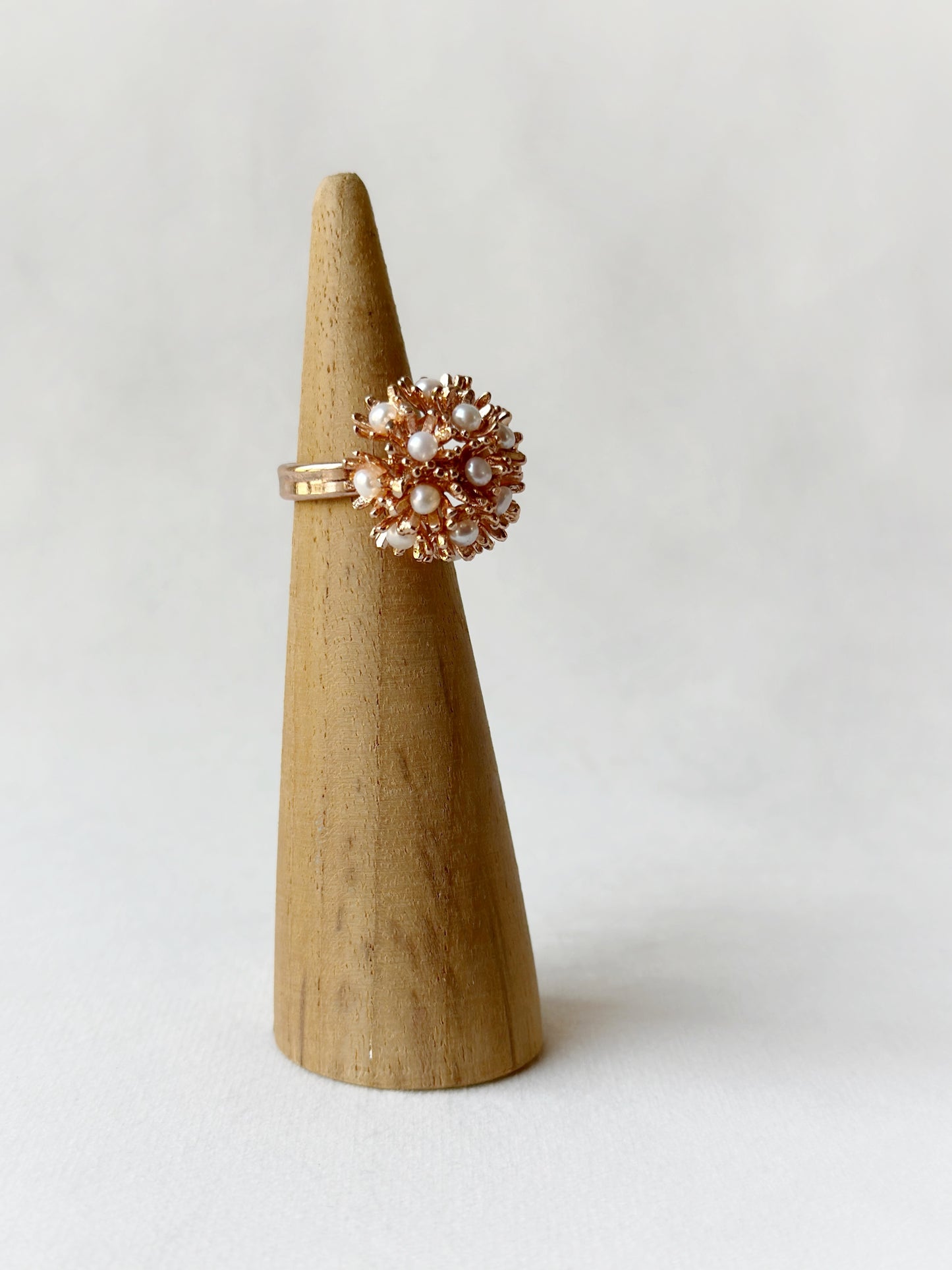 Sunshine Mini Pearl Ring Rose Gold
