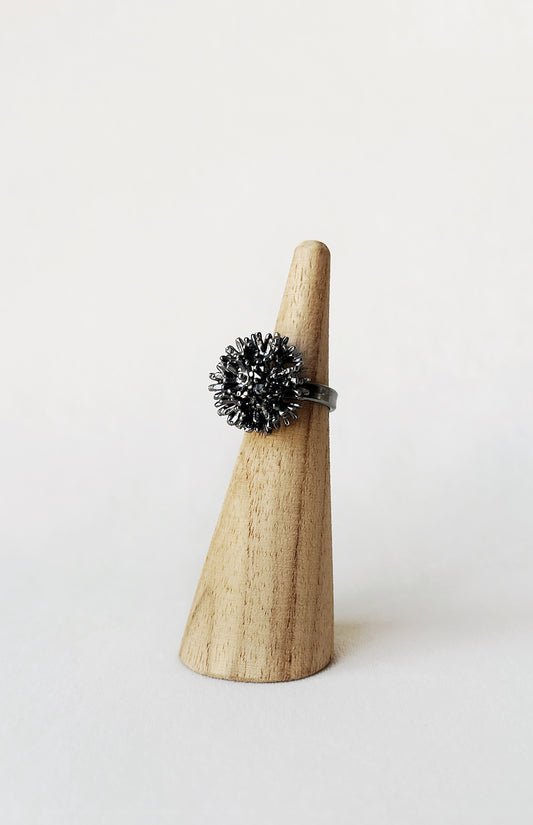 Sunshine Mini Ring Meteorite Black