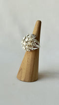 Sunshine Midi Pearl Ring Silver