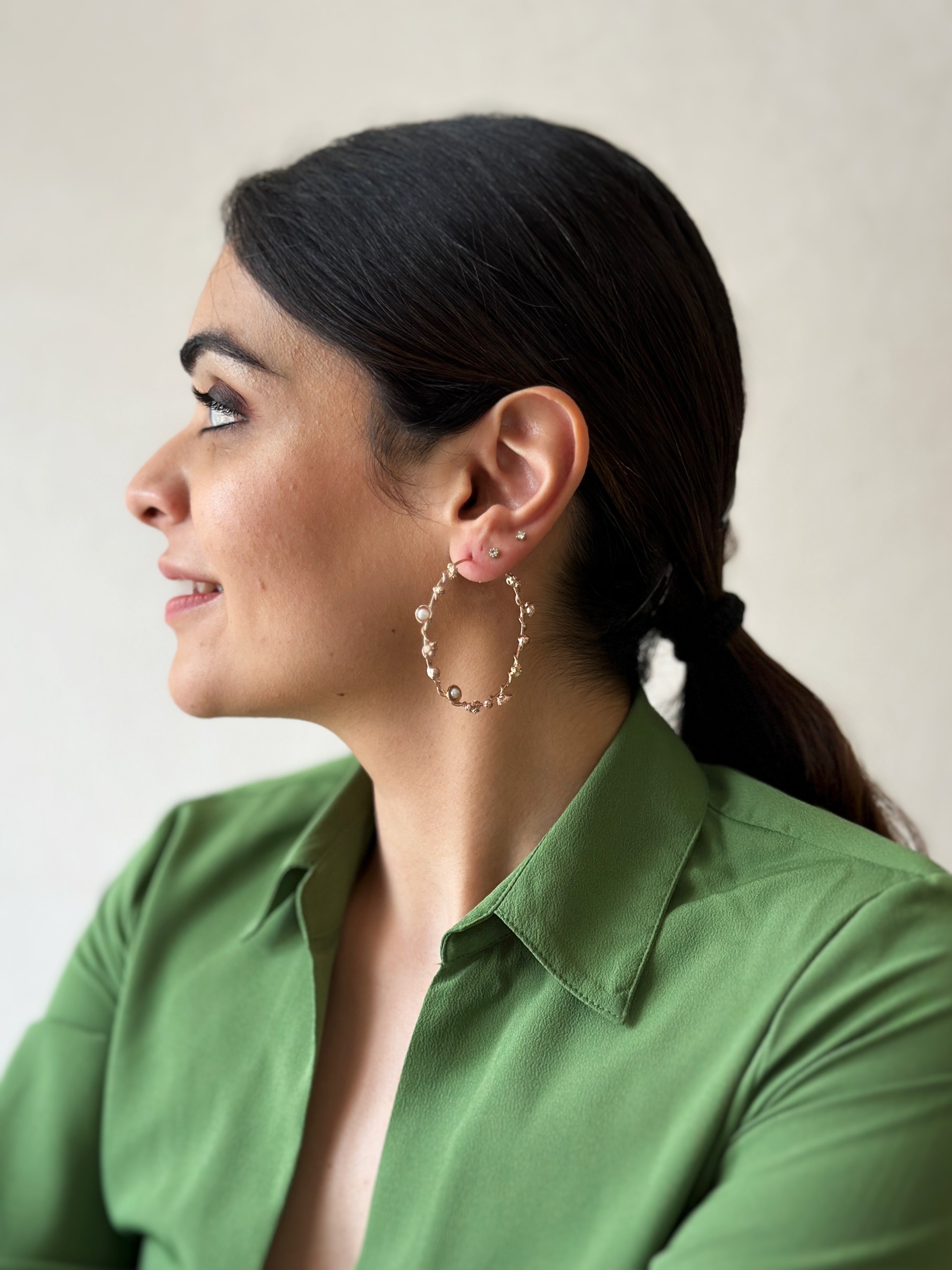 Fairytale Hoops Rose Gold