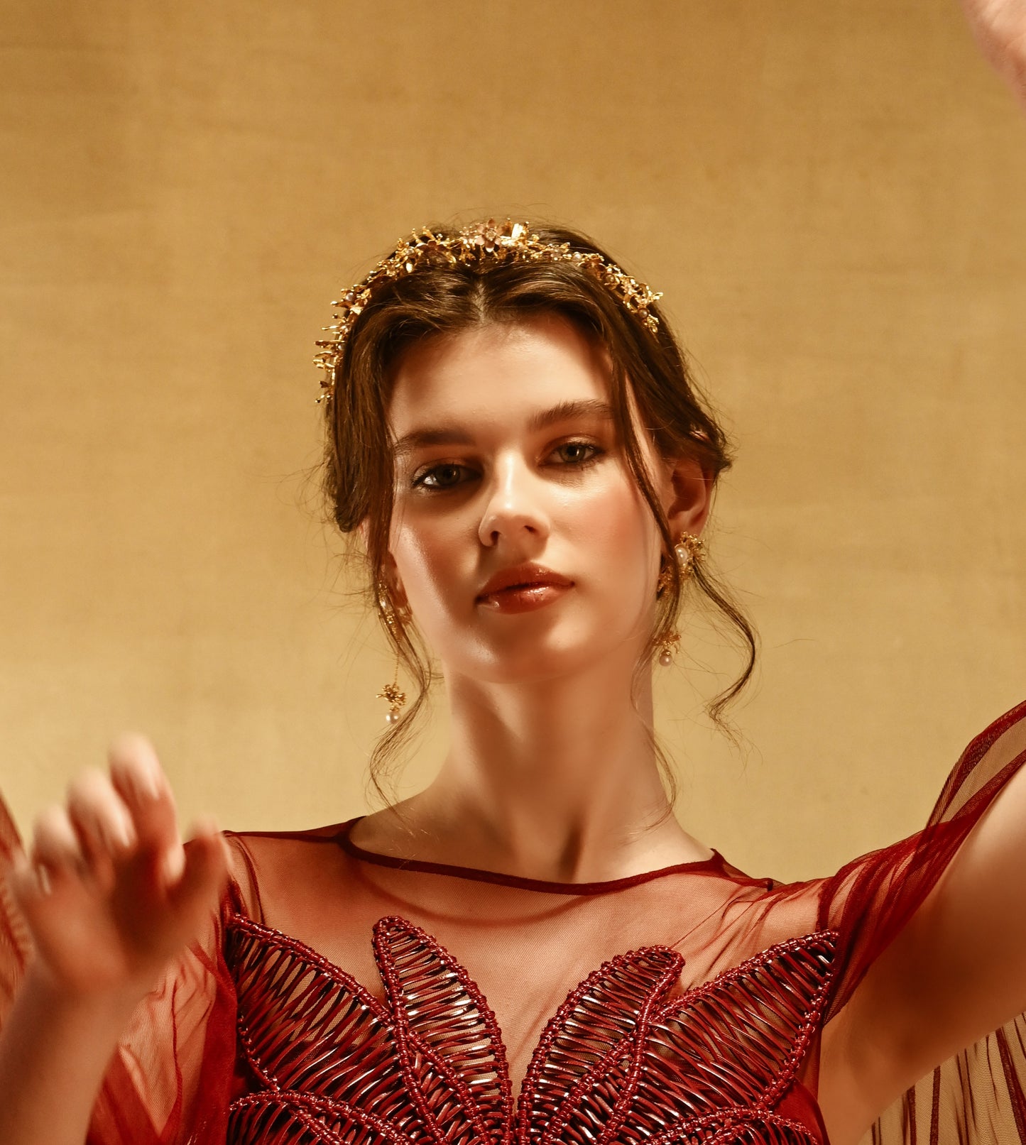 La La Land Danglers Rose gold