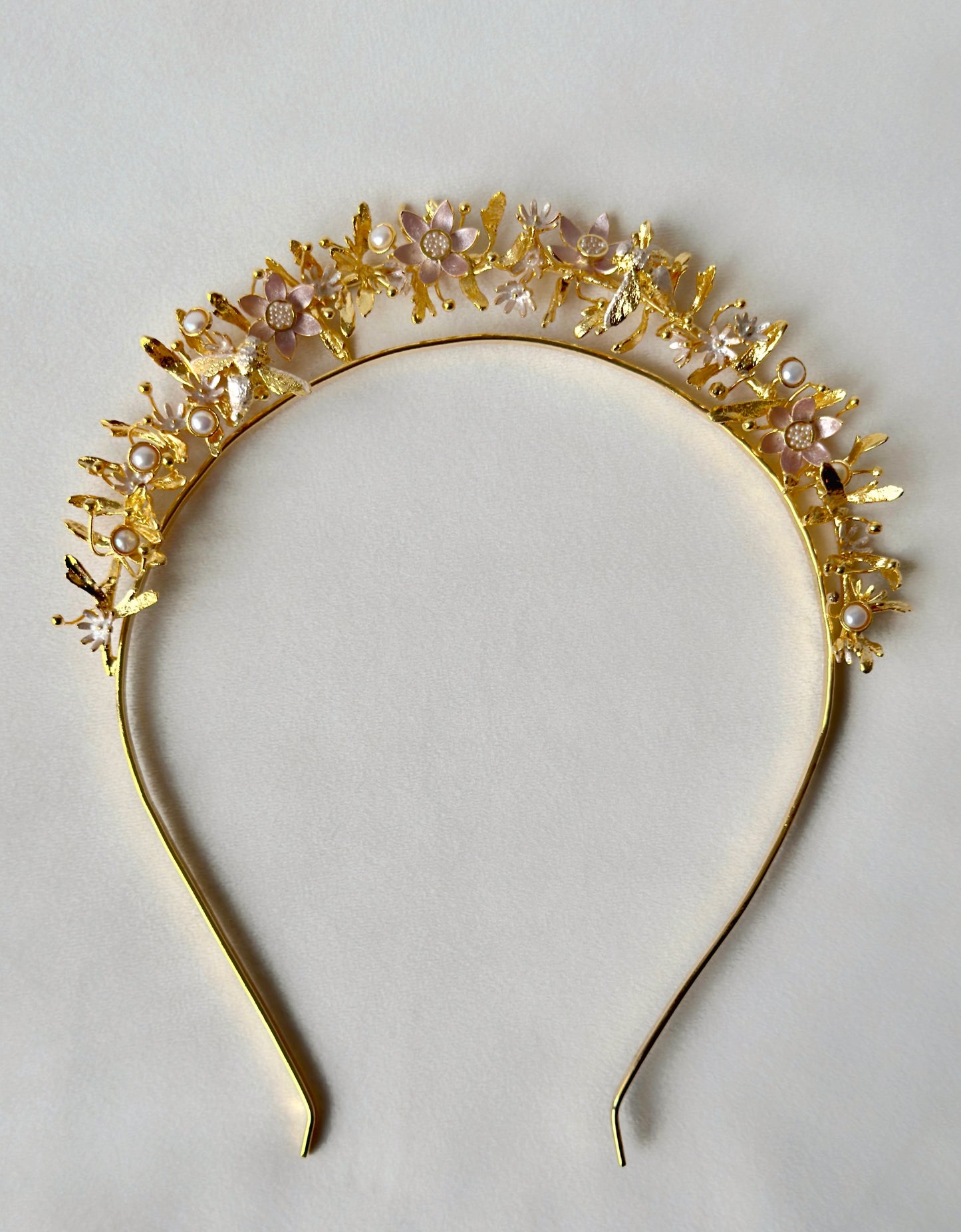 Lotus Blooms Tiara Hairband