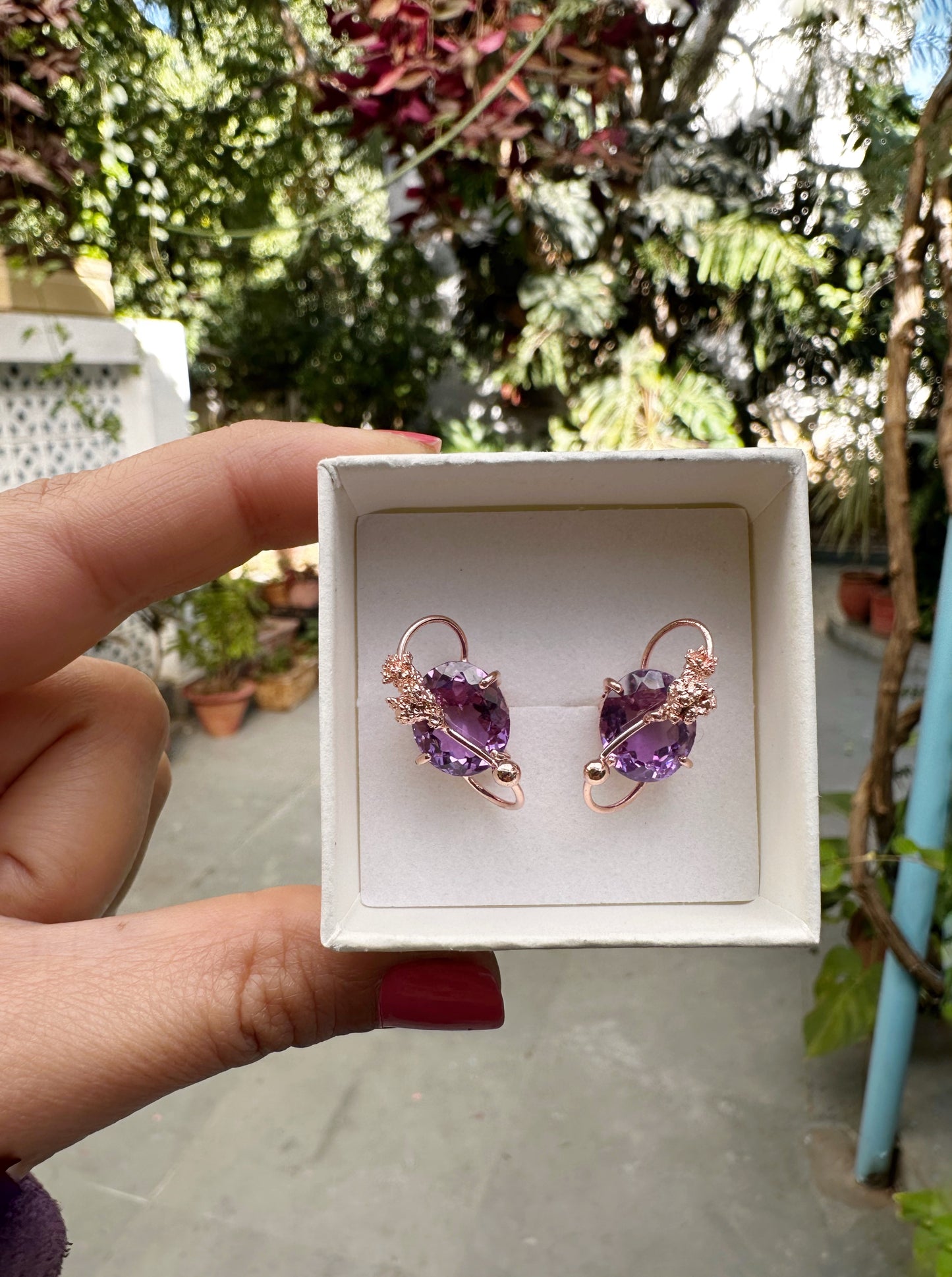 Iris Earrings