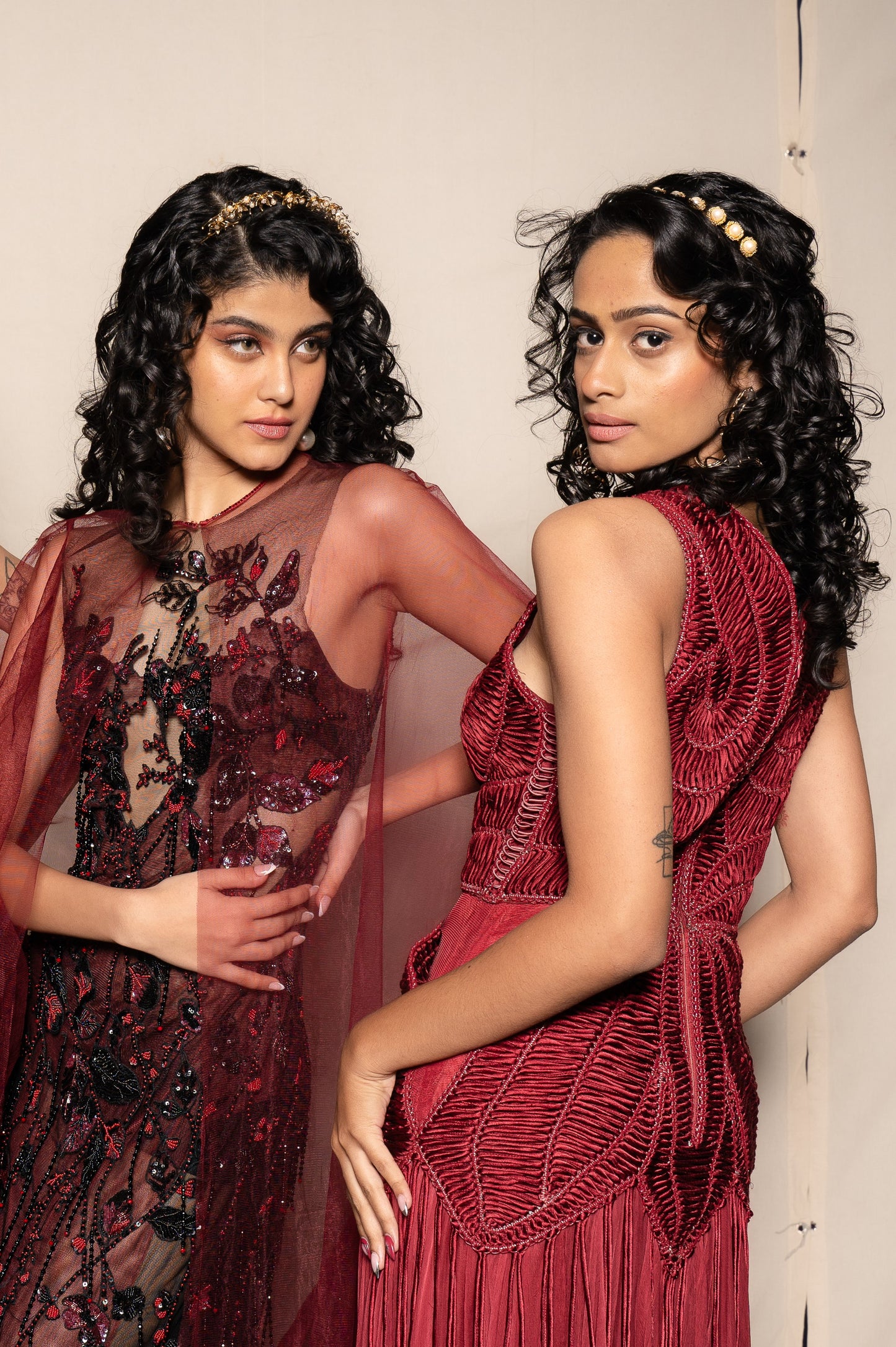 Lotus Blooms Tiara Hairband