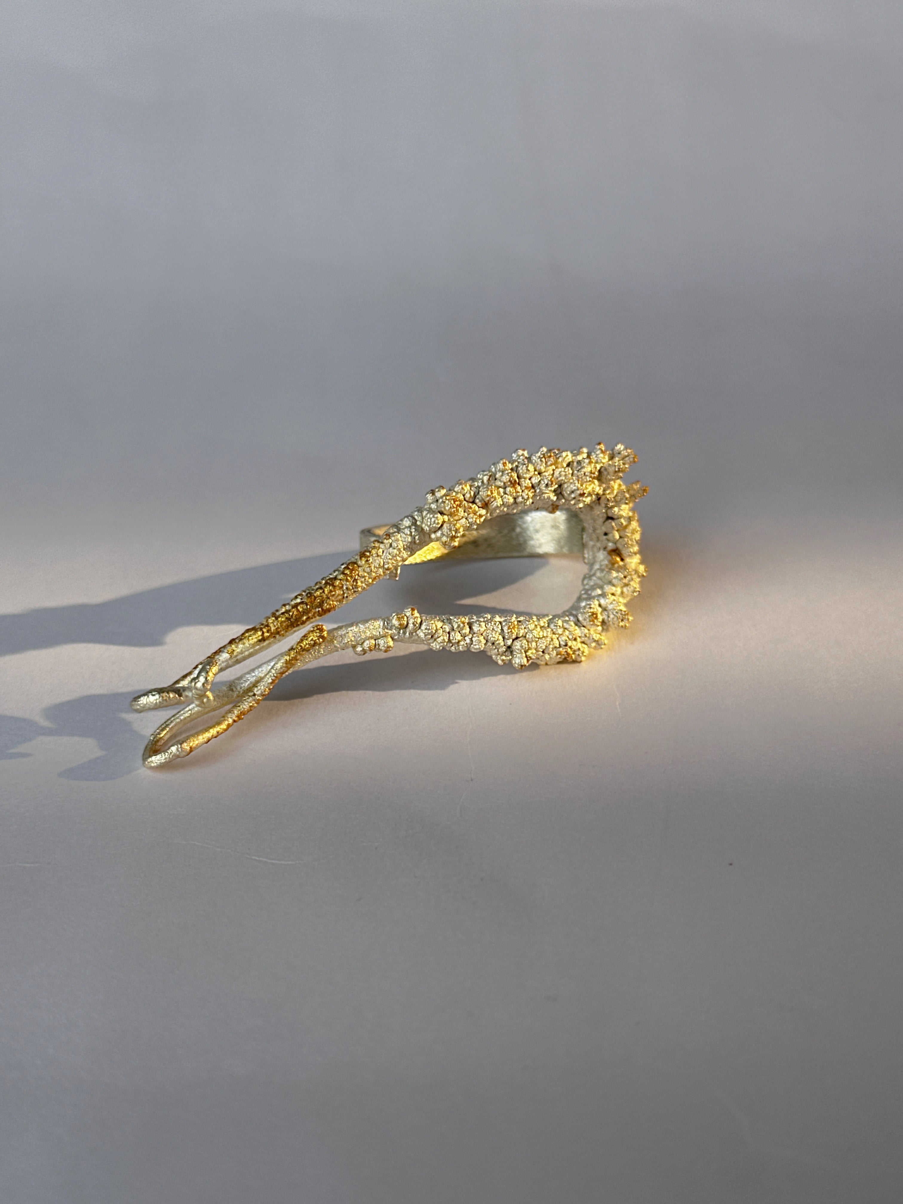 Manthan Pisces 2-finger ring