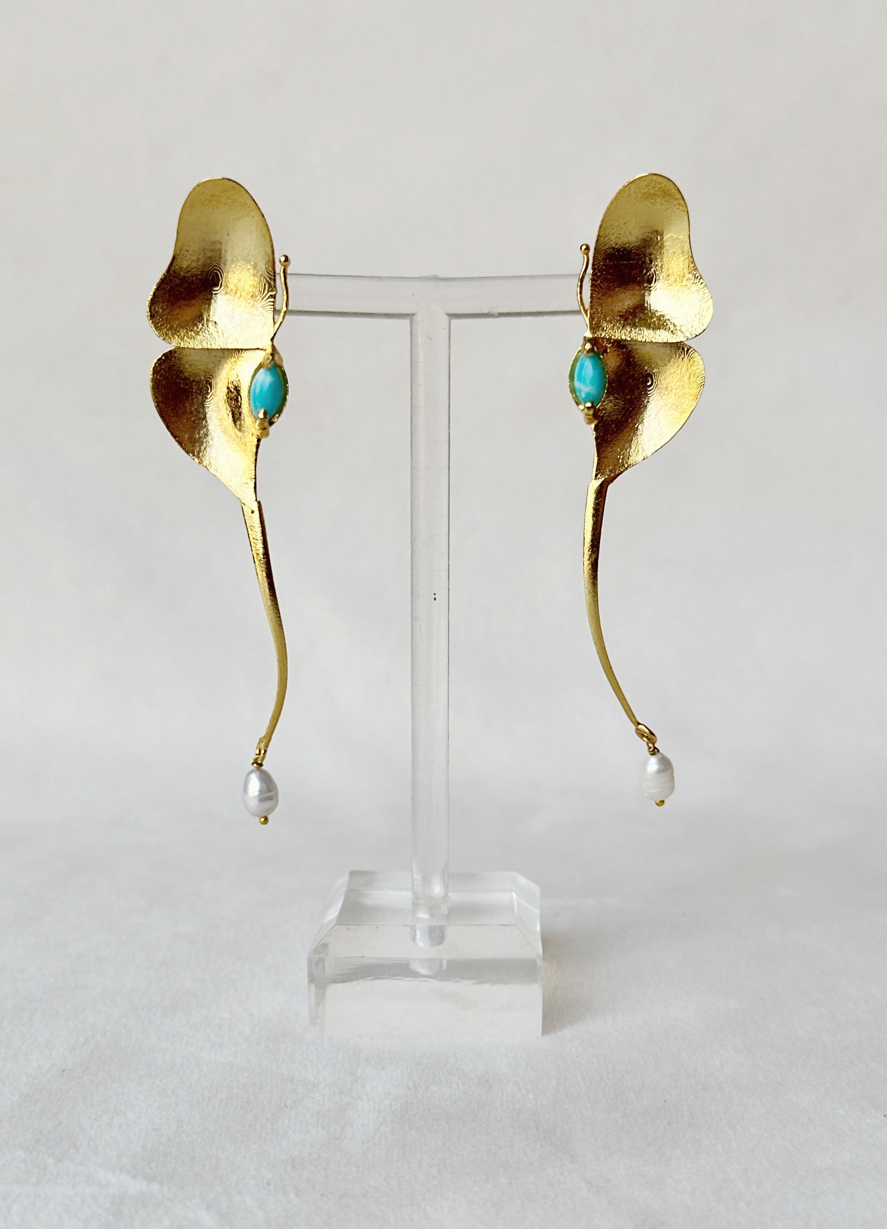 Wings of Spring butterfly stone danglers