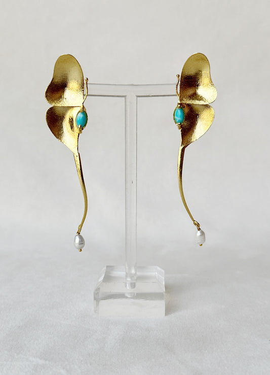 Wings of Spring butterfly stone danglers