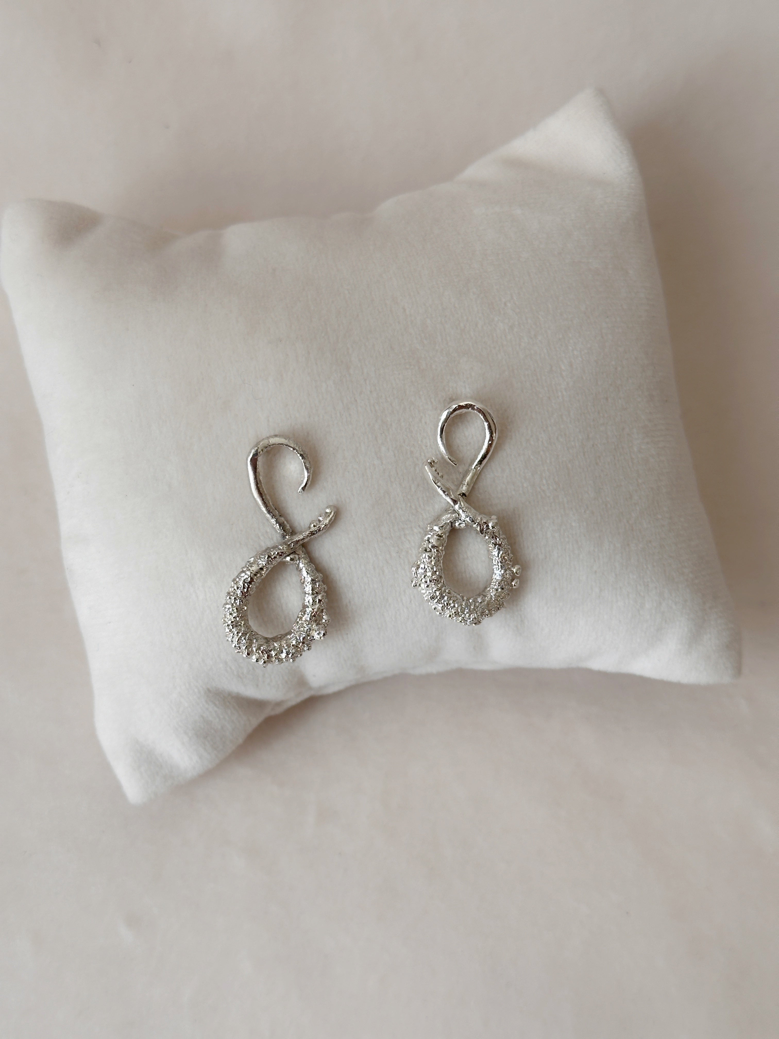 Infinity Studs - Silver