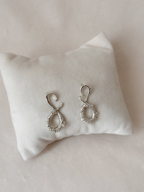 Infinity Studs - Silver