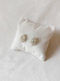 Springtime Pearl Huggies - Silver