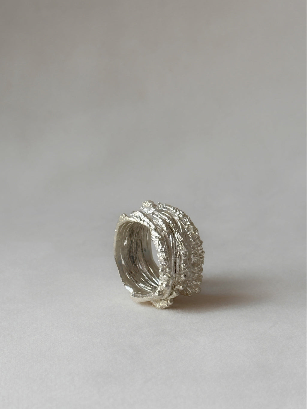 Criss cross Ring Silver