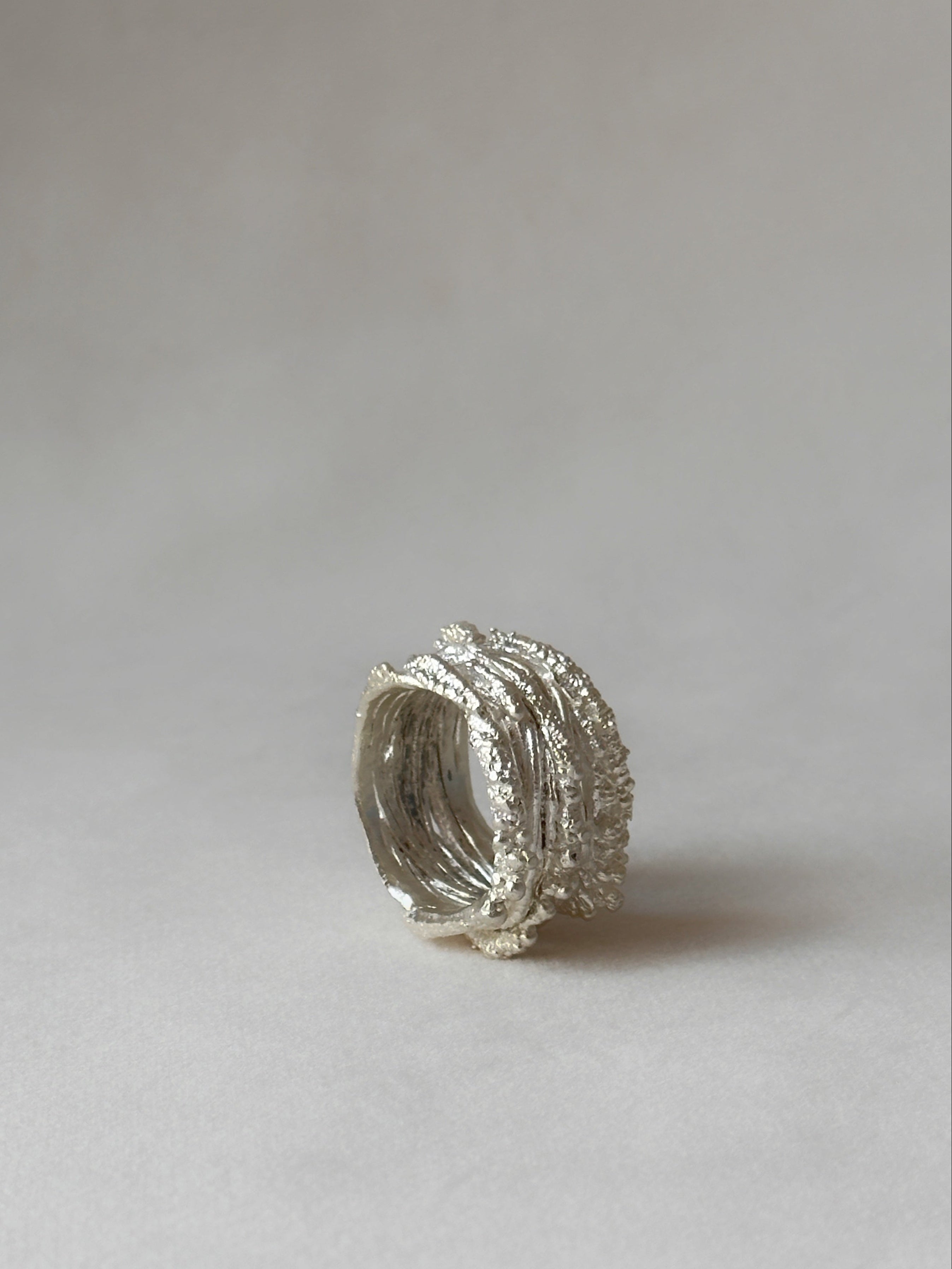 Criss cross Ring Silver