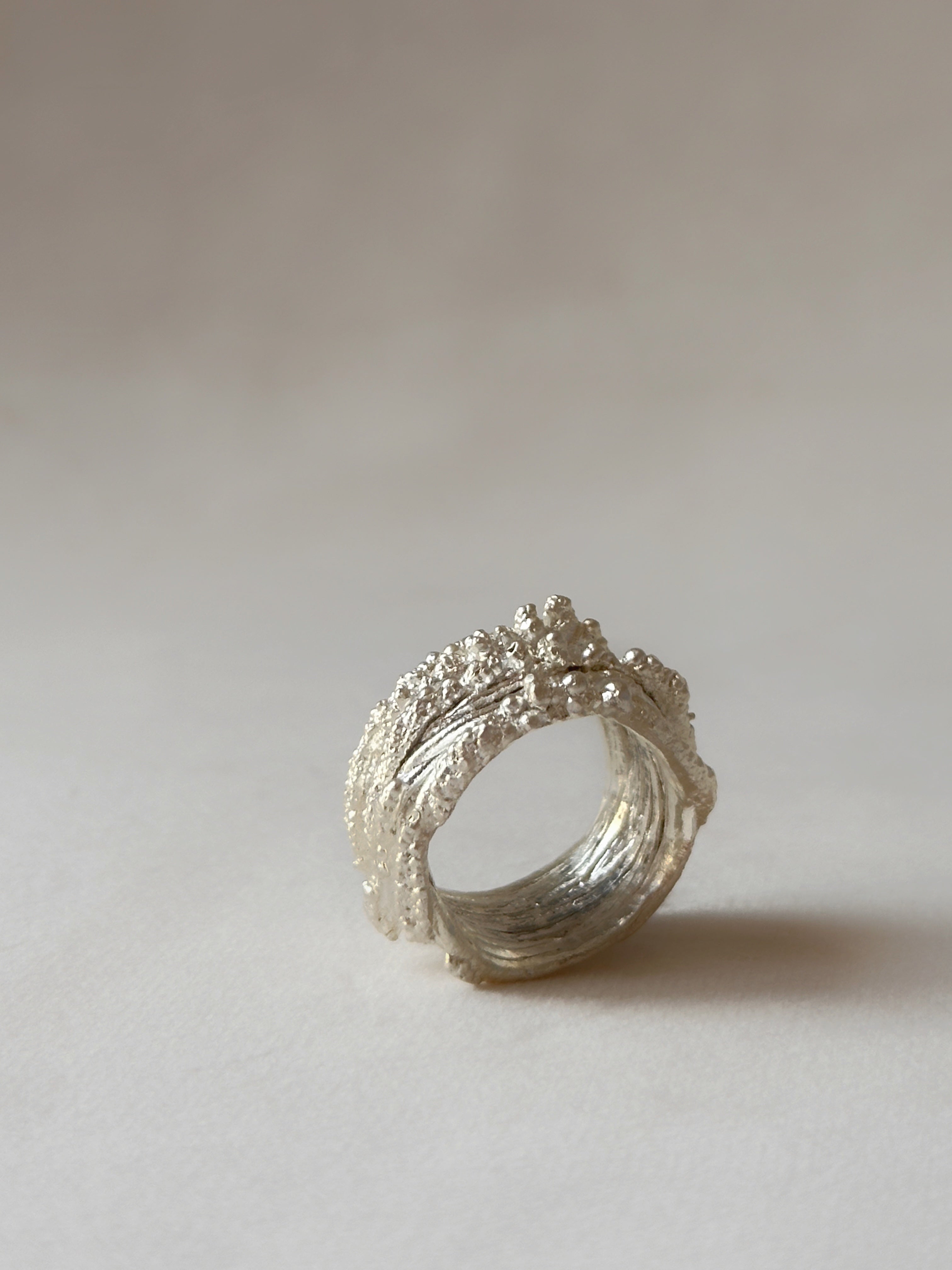 Criss cross Ring Silver