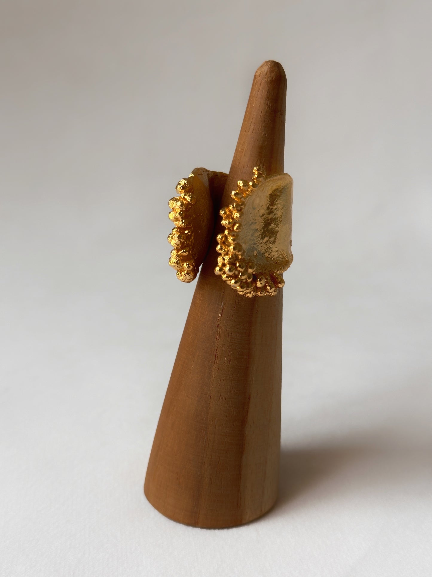 Bubbly Open Ring Gold