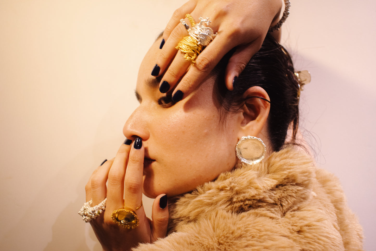 Manthan Serpentree Silver ring