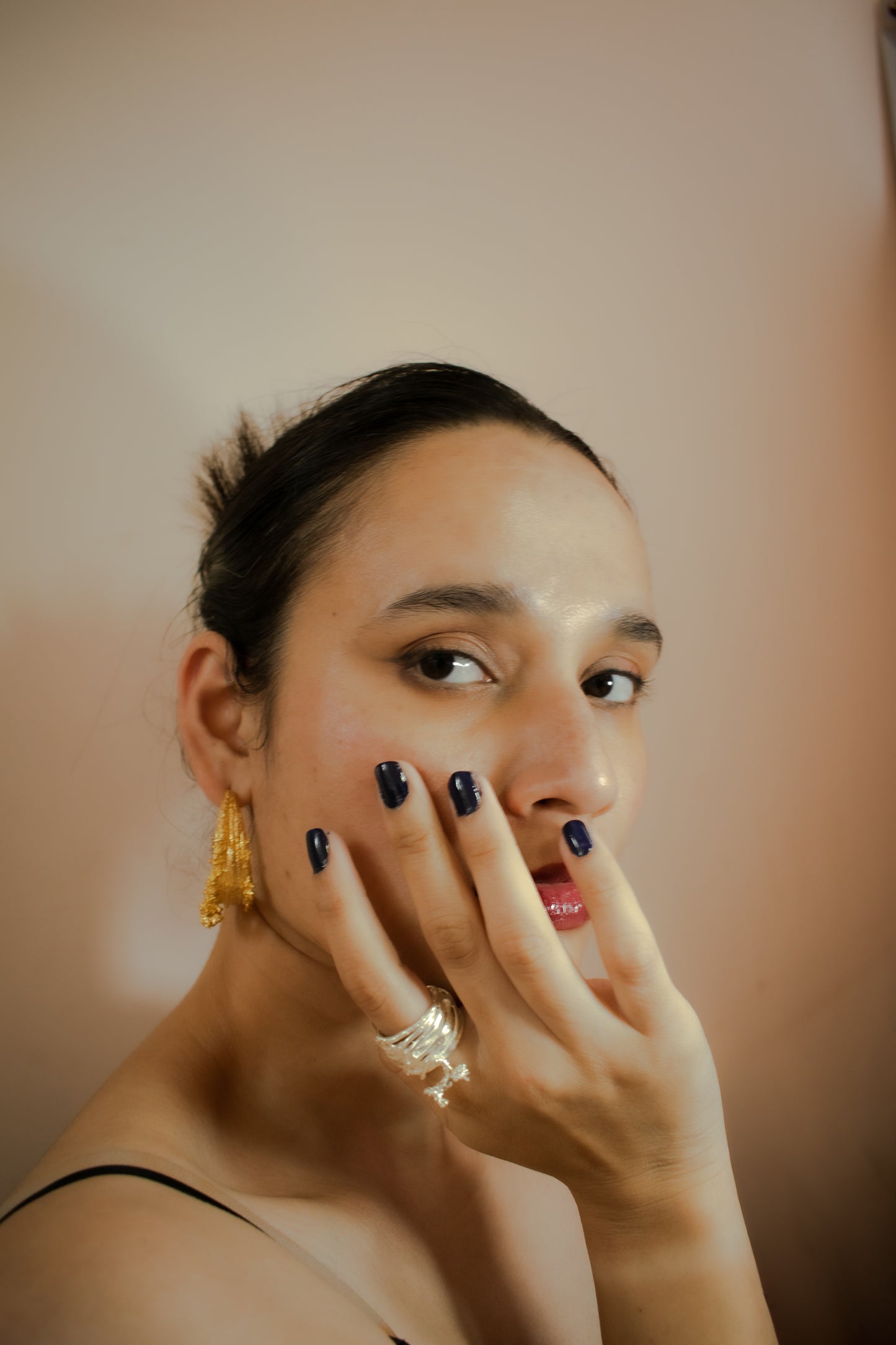 Manthan Serpentree Silver ring