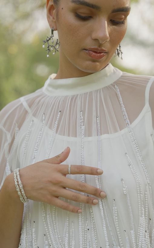 Reef Stacker Ring for Him - Silver