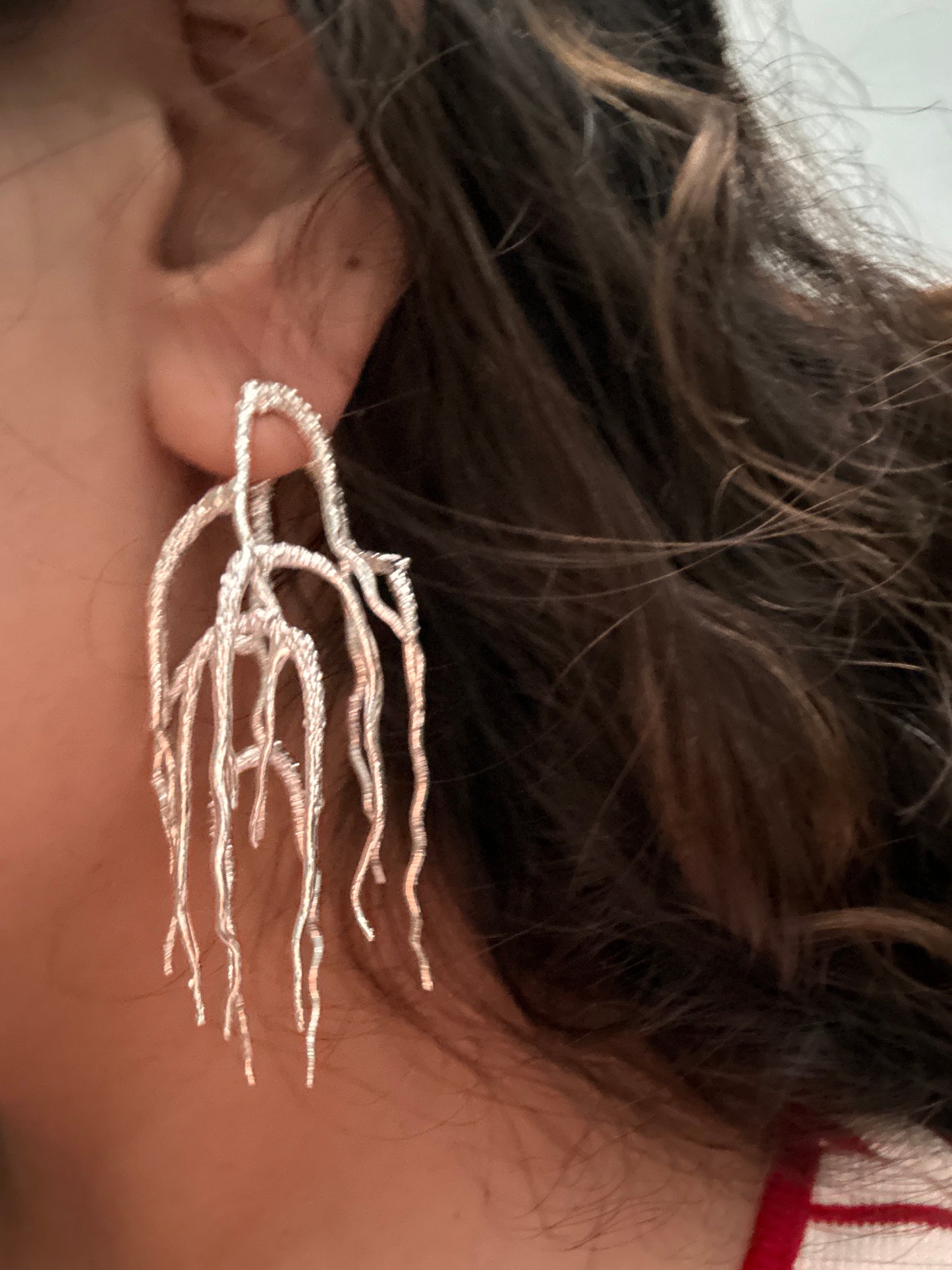 Untamed goddess dangles silver