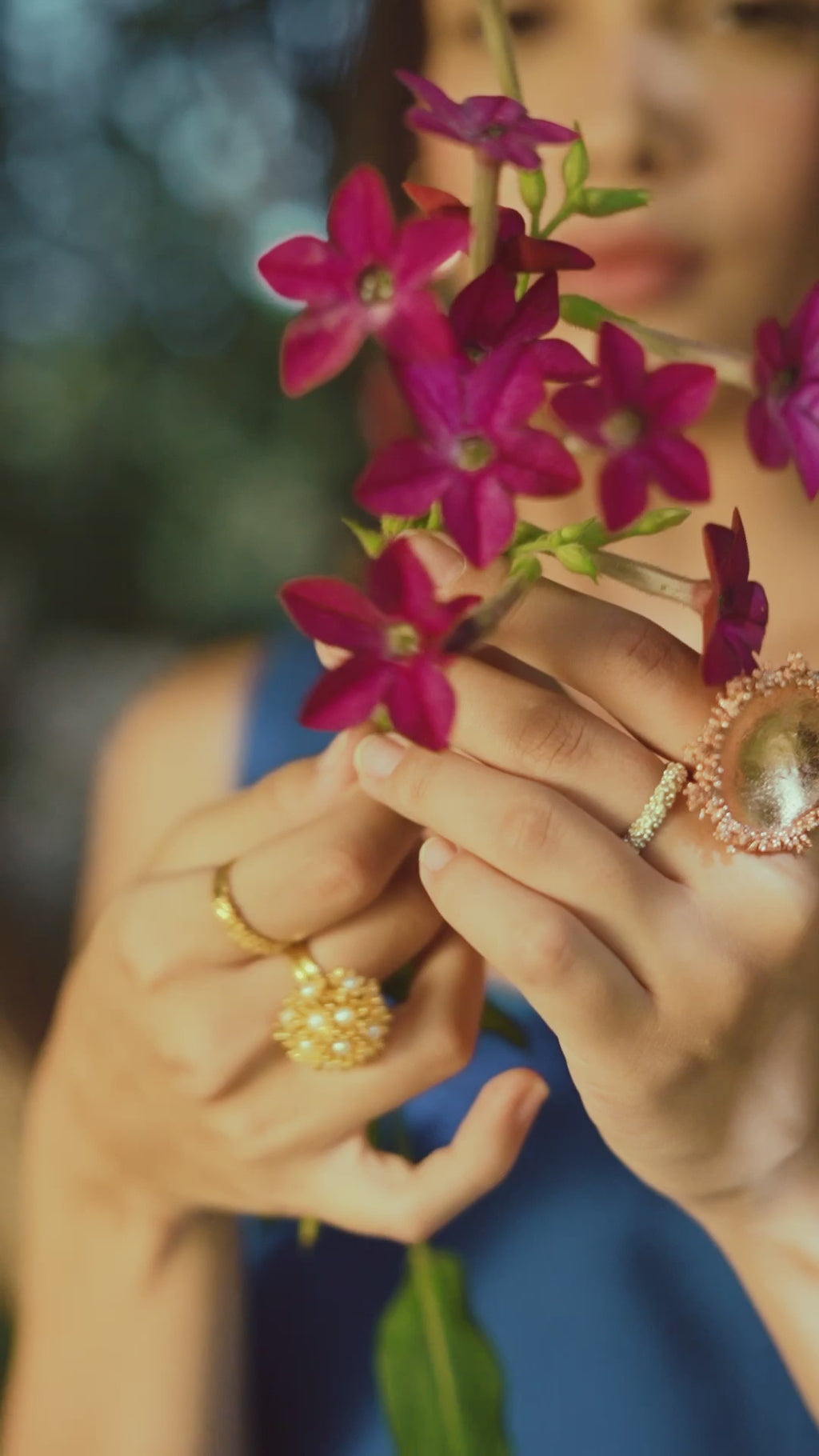 Sunshine Mini Pearl Ring Gold
